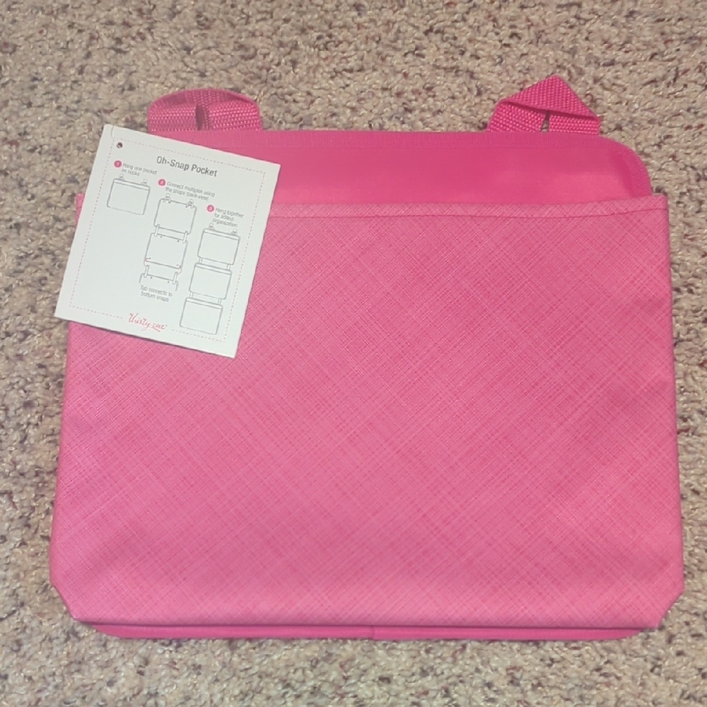 Vibrant Pink Tote with Textured Design